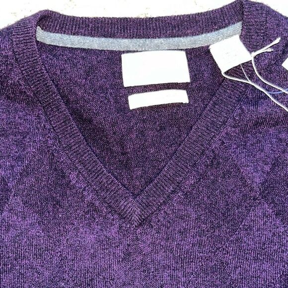 NWT Weatherproof Vintage Mens Sweater Merino Cashmere V Neck XXL - Picture 15 of 16